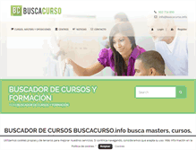 Tablet Screenshot of buscacurso.info